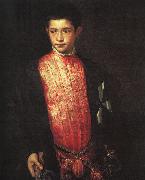 Portrait of Ranuccio Farnese Titian